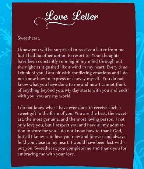 The Sexiest Word You Can Say To Him With Images Sweet Love Letters