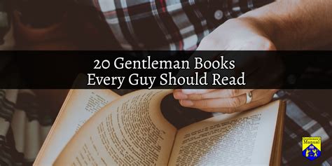 20 Gentleman Books Every Guy Should Read Gentlemens Manual