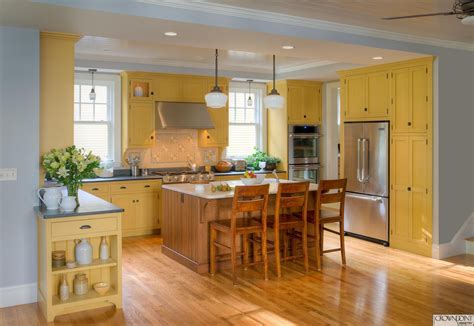 Modern Kitchens With Yellow Cabinets Cursodeingles Elena