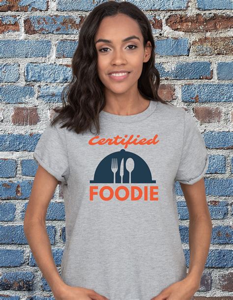 Certified Foodie T Shirt Foodie T T For Food Blogger Etsy