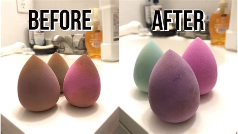 How To Clean Your Beauty Blenders The Right Way Youtube