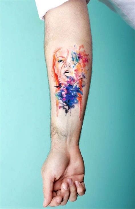 100 Watercolor Tattoos That Perfectly Replicate The Medium Abstract