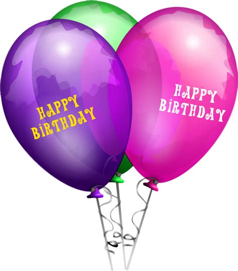 Happy Birthday Balloons Png Images Transparent Background Png Play