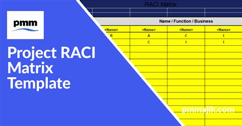 Raci Matrix Template Excel Free Download