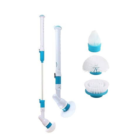 Electric Spin Scrubber Cordless Rechargeable Bathroom Scrubber Cleaning Brush Multi Functional