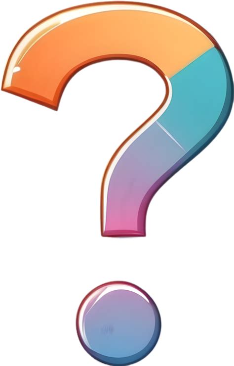 ai generated question mark cartoon 35093599 png
