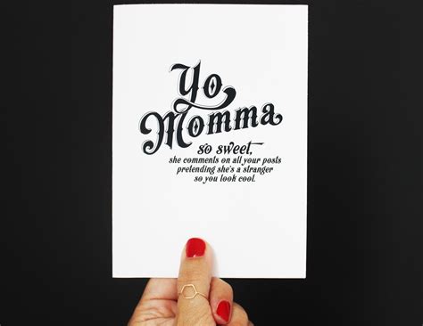 Yo Momma Mothers Day Card Free Printable