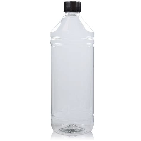 1 Litre Clear Plastic Bottle With Screw Cap Uk