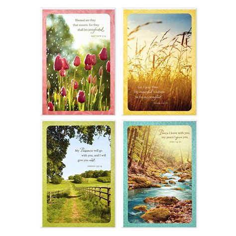 Dayspring Assorted Religious Sympathy Cards Christian Prayers 12