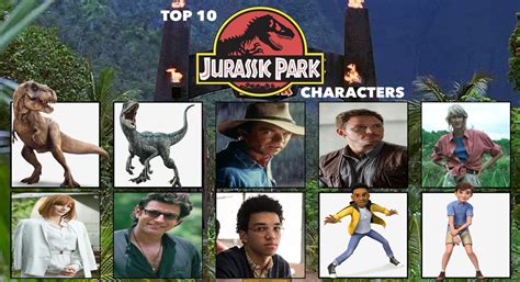 My Top 10 Favorite Jurassic Park Characters By Aaronhardy523 On Deviantart
