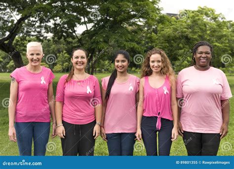 Women Breast Cancer Support Charity Concept Stock Image Image Of