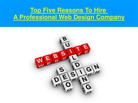 Ppt Most Important Reasons To Choose A Web Design Company Powerpoint