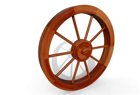 Wagon Wheel 3d Model