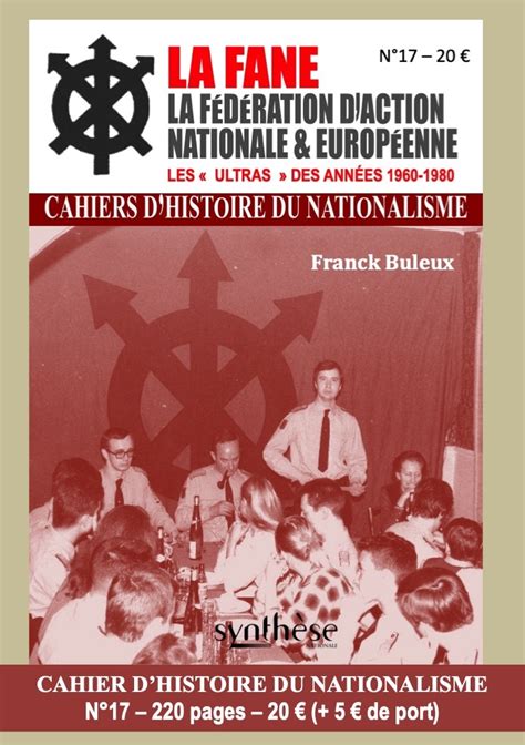 Le N Des Cahiers D Histoire Du Nationalisme L Information Nationaliste
