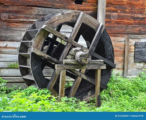 Vintage Water Mill Wheel Royalty Free Stock Images Image 21225059