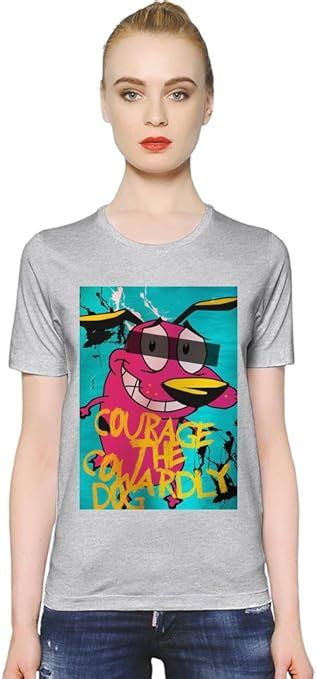Courage The Cowardly Dog Womens T Shirt Uk Clothing