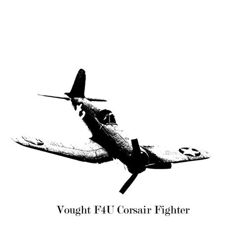 Vought F U Corsair Fighter Digital Art By Doug Schiefer Pixels