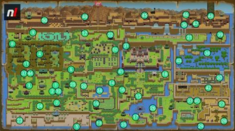 Zelda Links Awakening All Secret Seashells Map And Locations