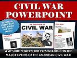Major Events American Civil War