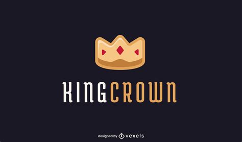 Golden Crown King Royalty Logo Template Vector Download
