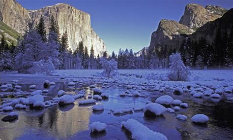 Yosemite National Park In Winter California United
