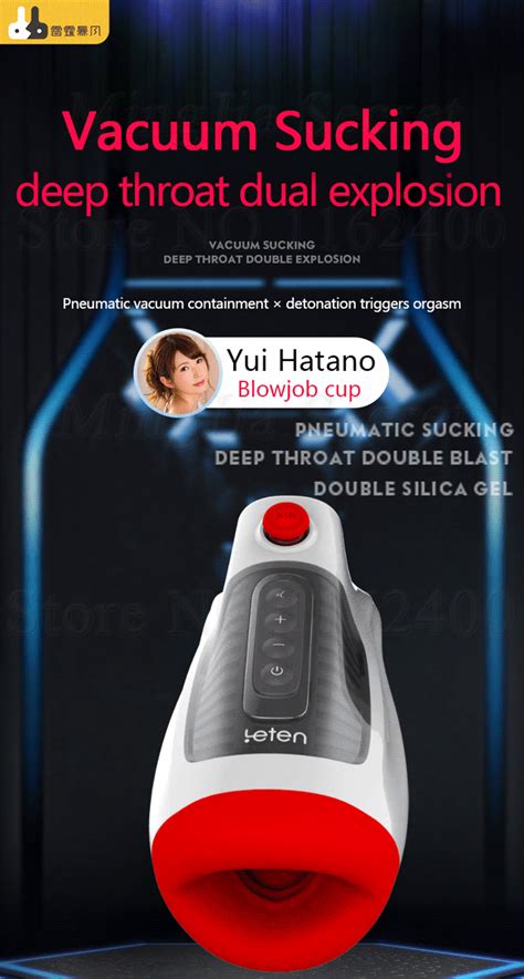 Real Oral Blowjob Male Masturbator Cup Deep Throat Air Control Vacuum Sucking Vibrating Sex