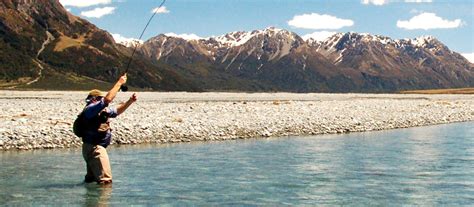South Island Fly Fishing Wild Trout Fishing Tourism New Zealand