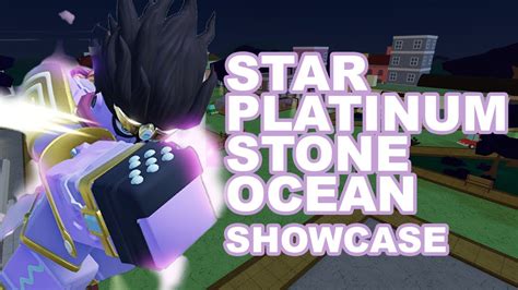 Project Menacing Star Platinum Stone Ocean Showcase Youtube