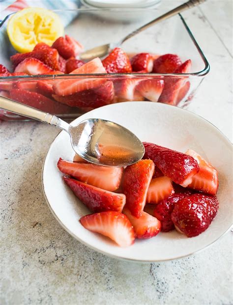 Italian Strawberries With Sugar And Lemon Cooking With Mamma C
