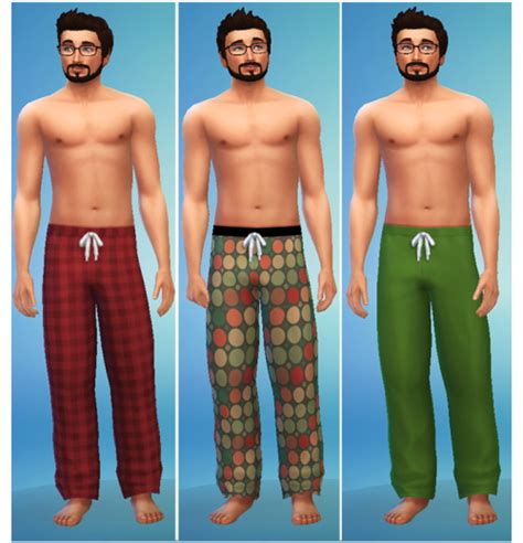 Sleepytime Pajamas Sims 4 Male Clothes