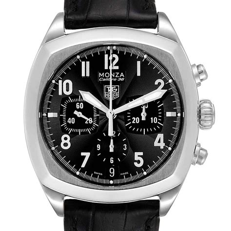 Tag Heuer Monza Calibre 36 Chronograph Steel Mens Watch Cr5110 For Sale
