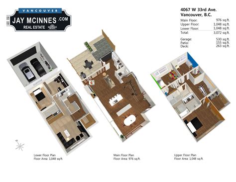 3D floor plan of 4067 w 33rd ave