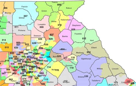 Georgia House Districts In 9th Within Georgia State House District Map