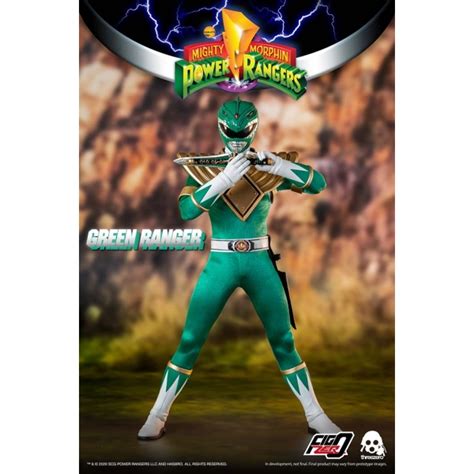 Threezero Mighty Morphin Power Rangers 16 Core Rangers Green