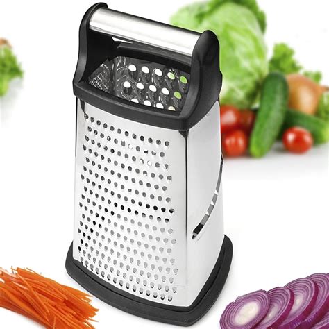 4 Sides Stainless Steel Professional Box Grater With Lifetime