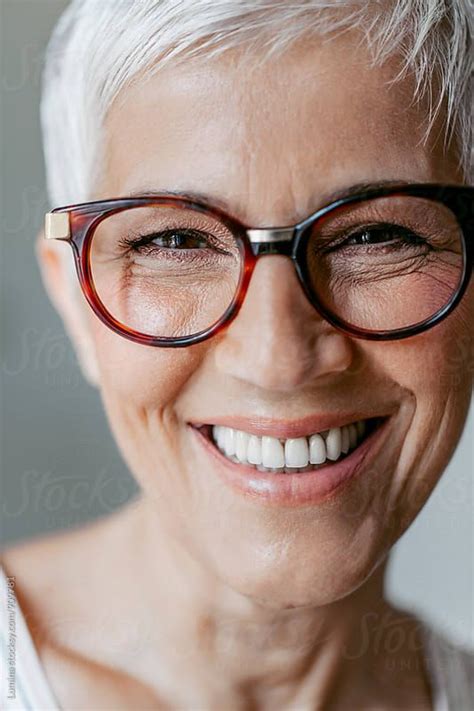 portrait of a senior woman by stocksy contributor lumina portrait fashion eye glasses