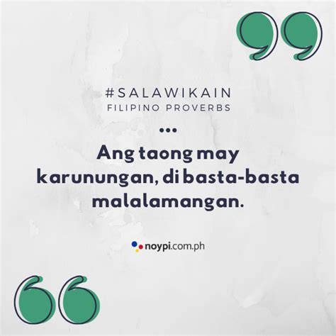 Collection Of Filipino Proverbs 100 Mga Halimbawa Ng Salawikain Youtube