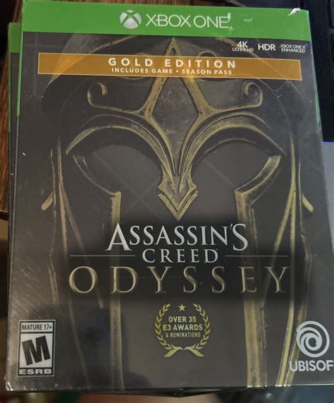 Assassin S Creed Odyssey Xbox One Gold Steelbook Edition Microsoft