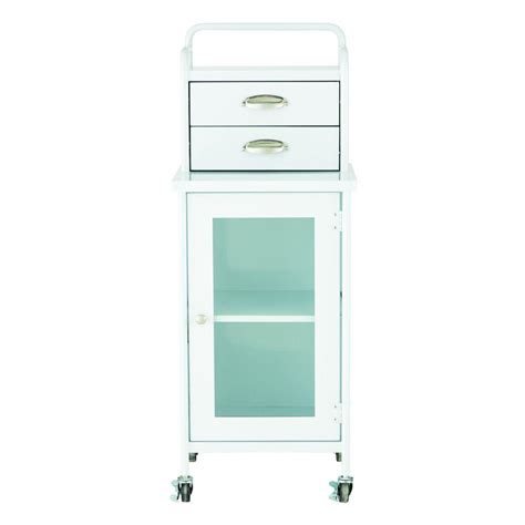 Also went and look for material. Home Decorators Collection Steel 2-Drawer Cart in Glossy ...