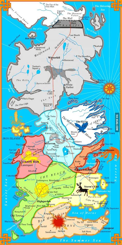 Game Of Thrones 7 Kingdoms Map Dessin Game Of Thrones Game Of Thrones