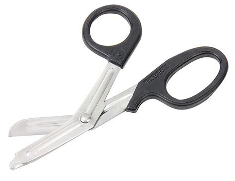 First Aid Only Emt Utility Scissors Overall Length 7 In Color Black