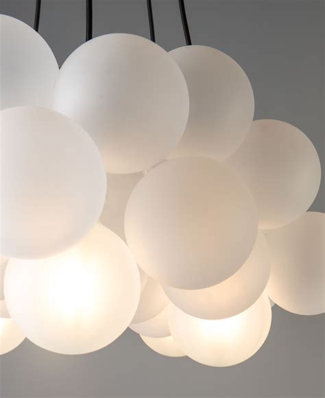 Frosted Bubble Chandelier Light Five Point By Dowsing And Reynolds