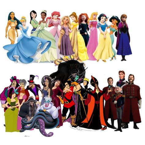 Disney Princesses And Their Villains Disney Disney Princess Princess