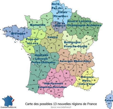 Carte des régions de france. Les 25 meilleures idées de la catégorie Nouvelles regions ...