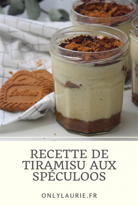 Recette de tiramisu aux spéculoos