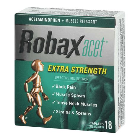 Robaxacet Extra Strength 18s Beta Pharmacy