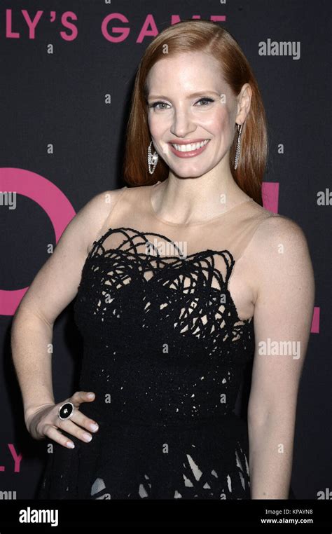 Jessica Chastain Attends The Molly S Game New York Premiere At AMC