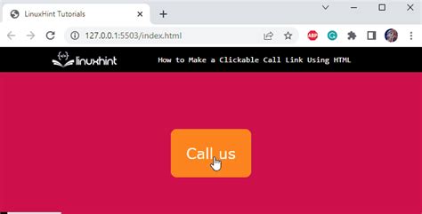 How To Make A Clickable Call Link Using Html Linux Consultant