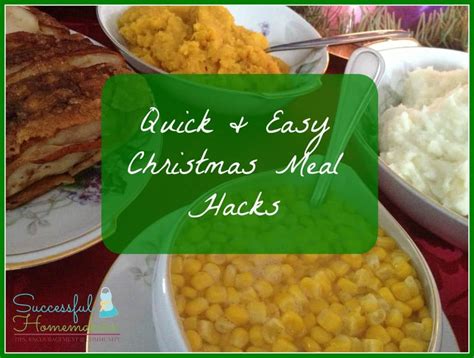 They may then pick up food from a bob evans close to them. Quick & Easy - Christmas Meal Hacks