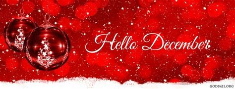 Hello December Christian Facebook Cover Facebook Christmas Cover